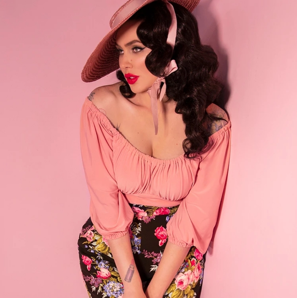 Vixen by Micheline Pitt Vacation Blouse